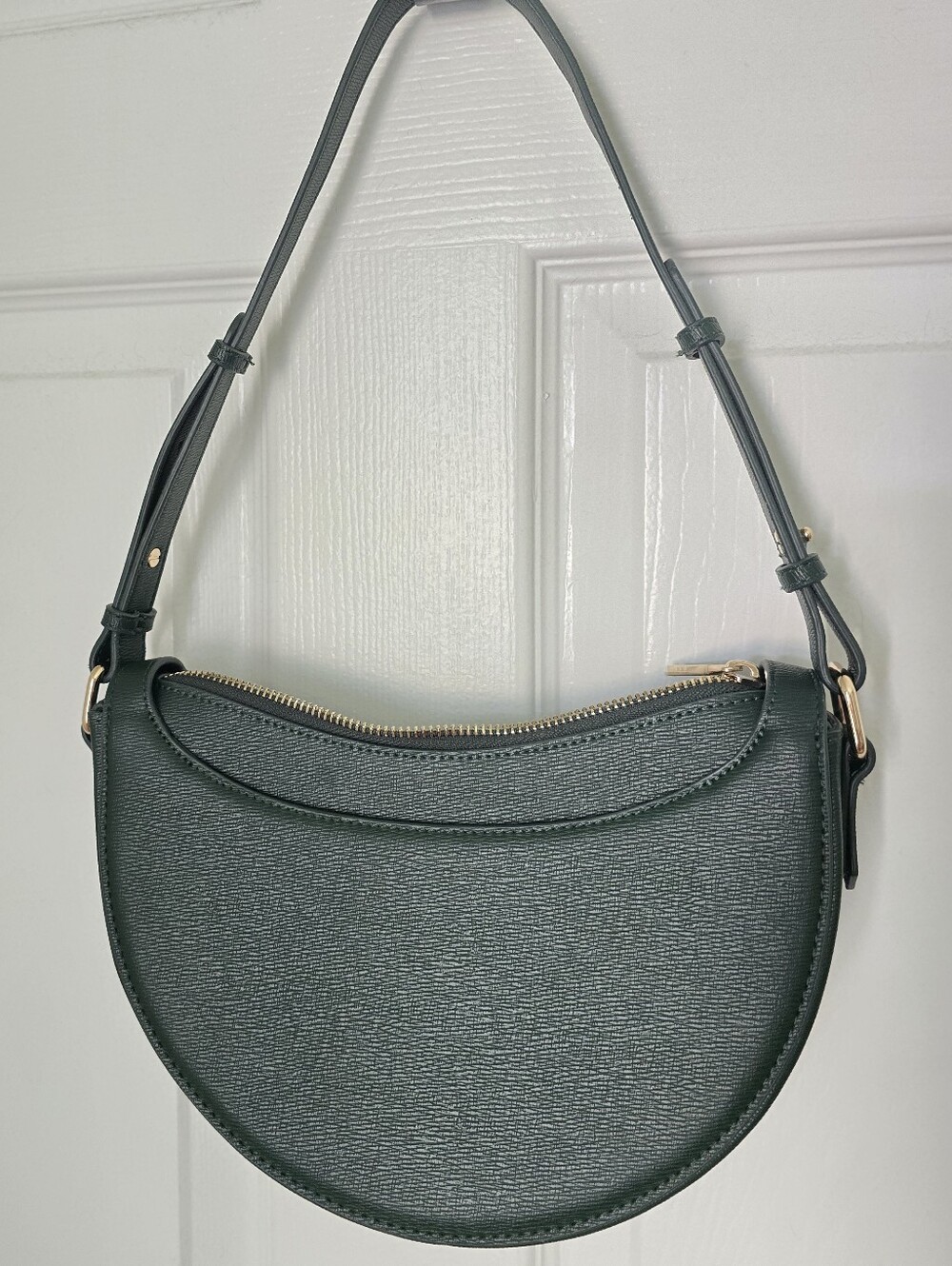 Loft Crescent Shoulder Bag In Forest Green